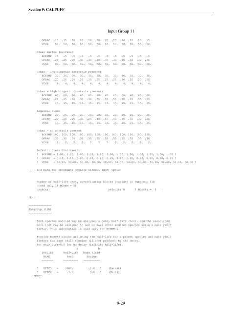 Table of Contents - The Atmospheric Studies Group at TRC