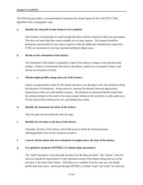 Table of Contents - The Atmospheric Studies Group at TRC