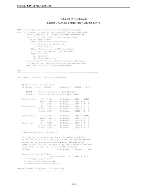 Table of Contents - The Atmospheric Studies Group at TRC