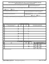 USAFE Form 201 - PAGE 1 - Ramstein Air Base