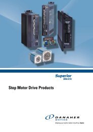 Step Motor Drive Products - Bibus Menos