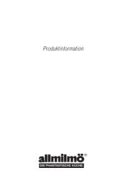 Produktinformation - deutsch - Architektur & Technik