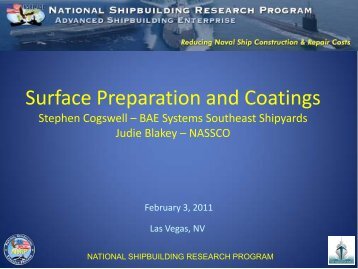 Surface Preparation and Coatings - NSRP