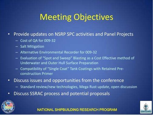 Surface Preparation and Coatings - NSRP