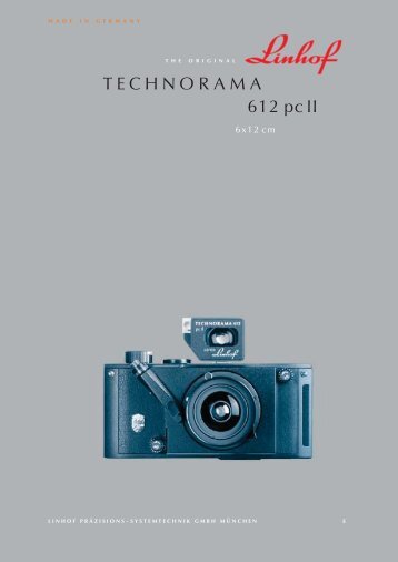 TECHNORAMA 612 pc II - Linhof & Studio Ltd