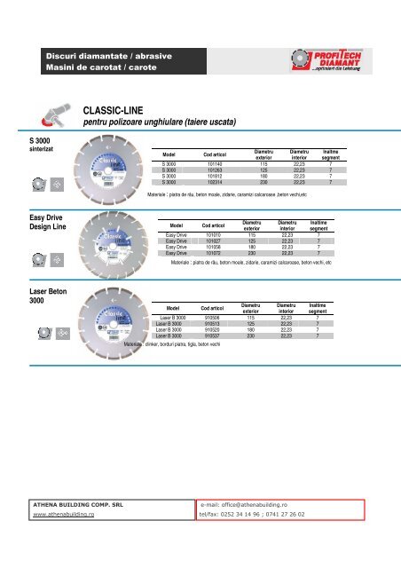 PROFI-TECH - DIAMANT - Athena Building