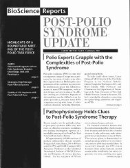 Post-Polio Syndrome Update - Polio Place