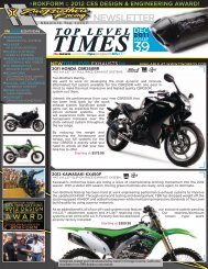 Two Brothers Racing TLT Newsletter - December 2011