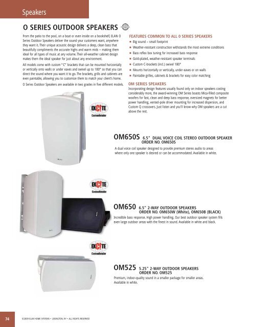 high power outdoor speakers