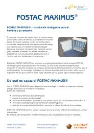 FOSTAC MAXIMUS® - electroncentrum