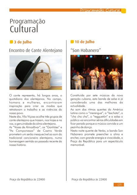 Agenda Cultural:Julho, Agosto, Setembro 2010.pdf - O Portal do ...