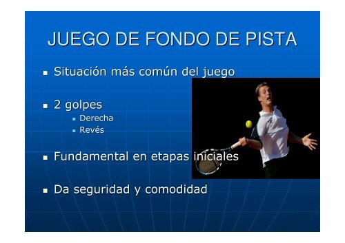 SITUACIONES DEL TENIS - Miguel Crespo