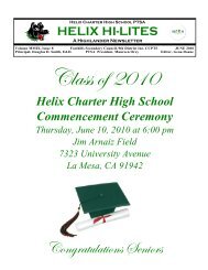 Congratulations Seniors - Helix Parent-Teacher-Student Association ...