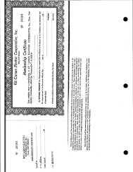 Form 17 - Membership Certificate