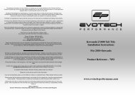 Kawasaki Z1000 Tail Tidy Installation Instructions Fits 2010 ...