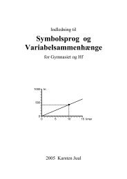 Symbolsprog og VariabelsammenhÃ¦nge - Matematik i gymnasiet ...