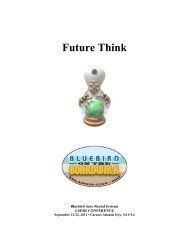 Future Think by Elfi Quitt - Bluebird Auto Rental Systems Support Site