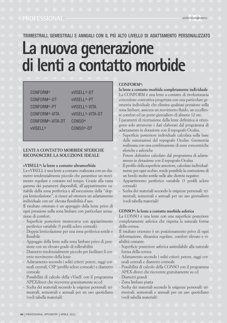 ArtScient_La nuova generazione di lenti a contatto ...