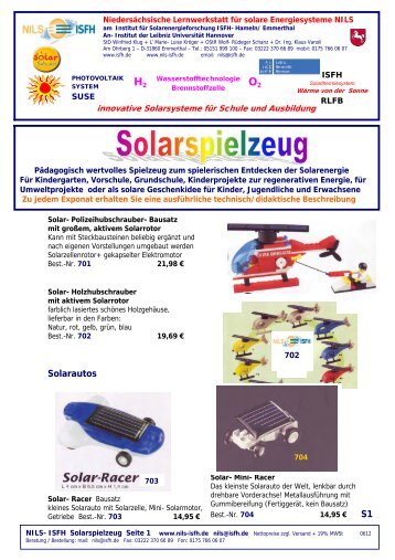 Solarautos - NILS ISFH