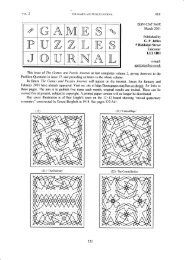 The Games and Puzzles Journal, #18 - Mayhematics