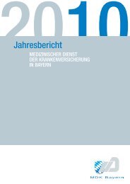 Jahresbericht - MDK Bayern