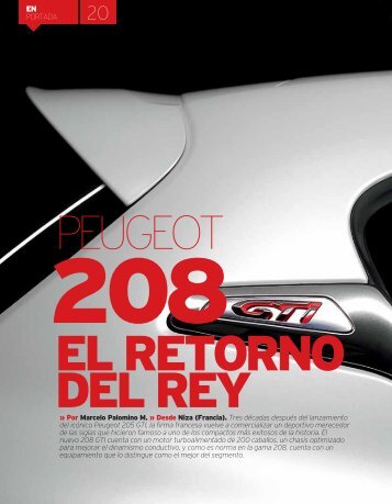 el retorno de un rey - Peugeot 208 GTi