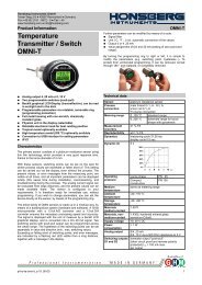 Temperatur-Transmitter / Schalter OMNI-T