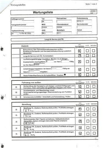 Wartungsliste - A1talk.de