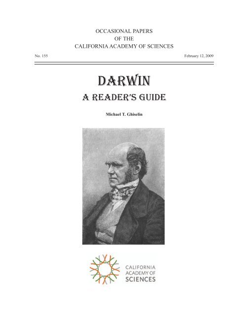 a reader's guide - The Complete Work of Charles Darwin Online