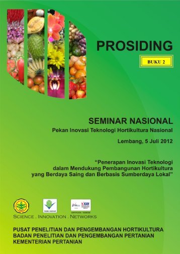 SEMNAS Hortikultura Buku 2 - Departemen Pertanian