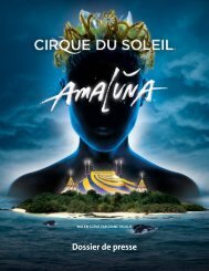 Dossier de presse - Cirque du Soleil