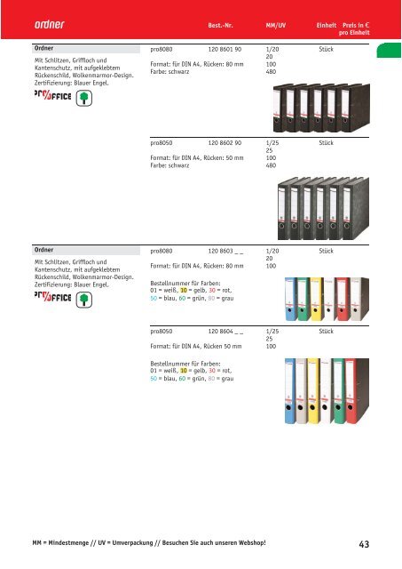 Bbo umweltkatalog 2011 ohne preise