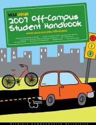 2007 Off-Campus Student Handbook - University Student Commons ...