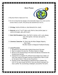SC.4.E.5.2 Moon Phases - the Science Home Page