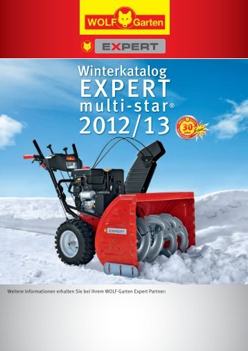 Schneefräsen Prospekt WG Expert Deutsch.indd - MTD