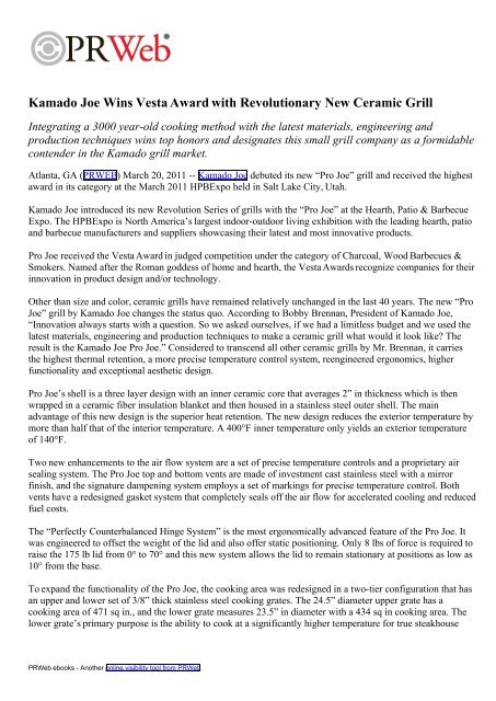 Download The Pdf Kamado Joe