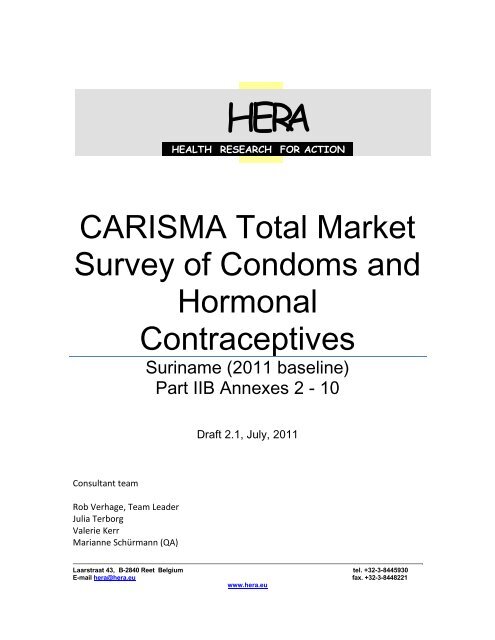 Suriname Market Survey Report - Caribbean Social Marketing ...