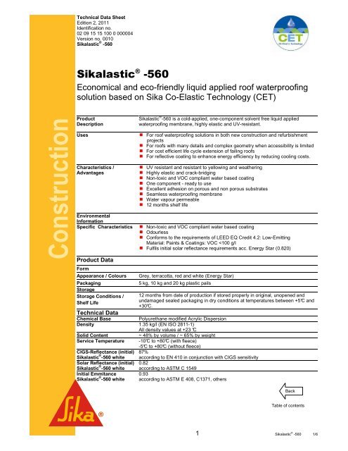 Sikalastic 560 Jaya Raya Utama
