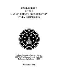 final report of the marion county consolidation study ... - Oncourse