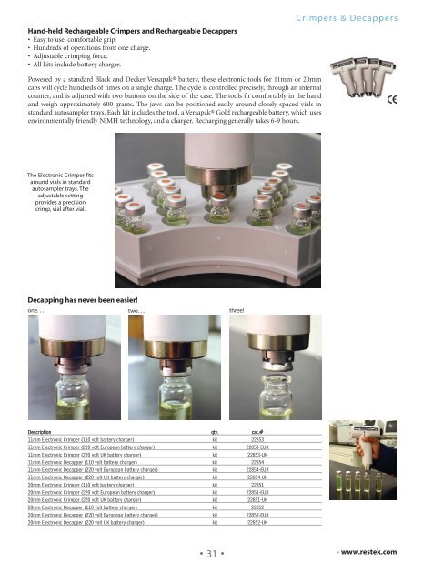 Shimadzu part - Chromtech.com.au