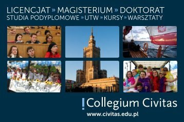 Folder informacyjny do pobrania - plik PDF - Collegium Civitas