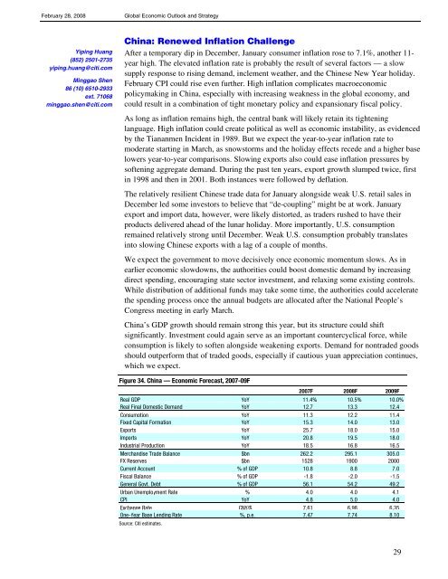 Global Economic Outlook and Strategy - Kadin Indonesia