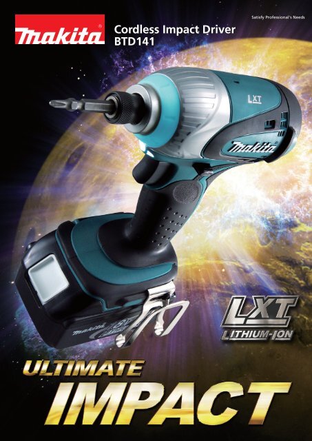 BTD141 Cordless Impact Driver BTD141 Cordless Impact ... - Makita