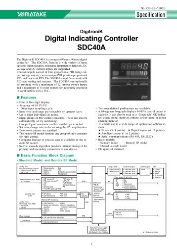DigitroniK Digital Indicating Controller SDC40A