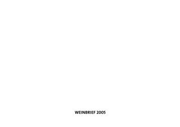 WEINBRIEF 2005 - Weinbruderschaft Rheinhessen