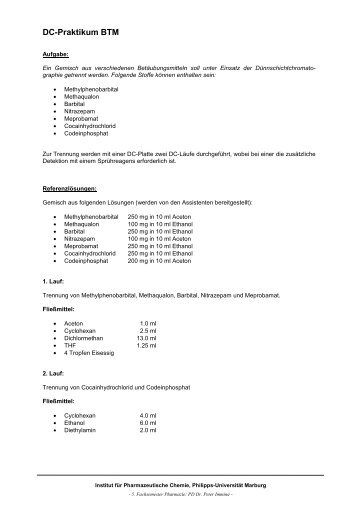 DC-Praktikum BTM - 5. und 8. Semester