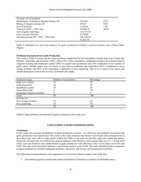 Journal of Applied Science Studies - Ozean Publications