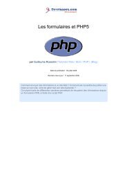 Les formulaires et PHP5