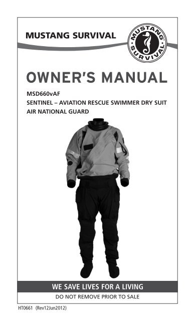 Mustang Survival Suit Size Chart