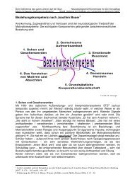 Beziehungskompetenz - Staatliches Seminar Albstadt